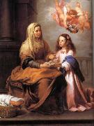 Bartolome Esteban Murillo St Anne and the small Virgin Mary oil painting on canvas